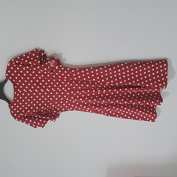 Women's Flare Sleeve Scope Neck Church Vintage Dresses Casual Party and Holiday - Picture 9 of 16